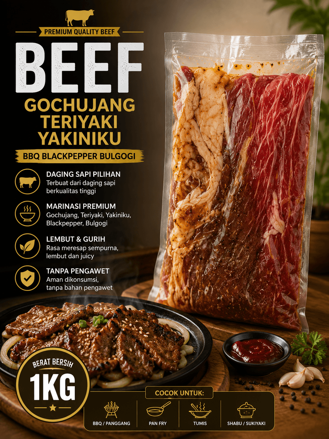 Beef Marinasi Premium Sirloin