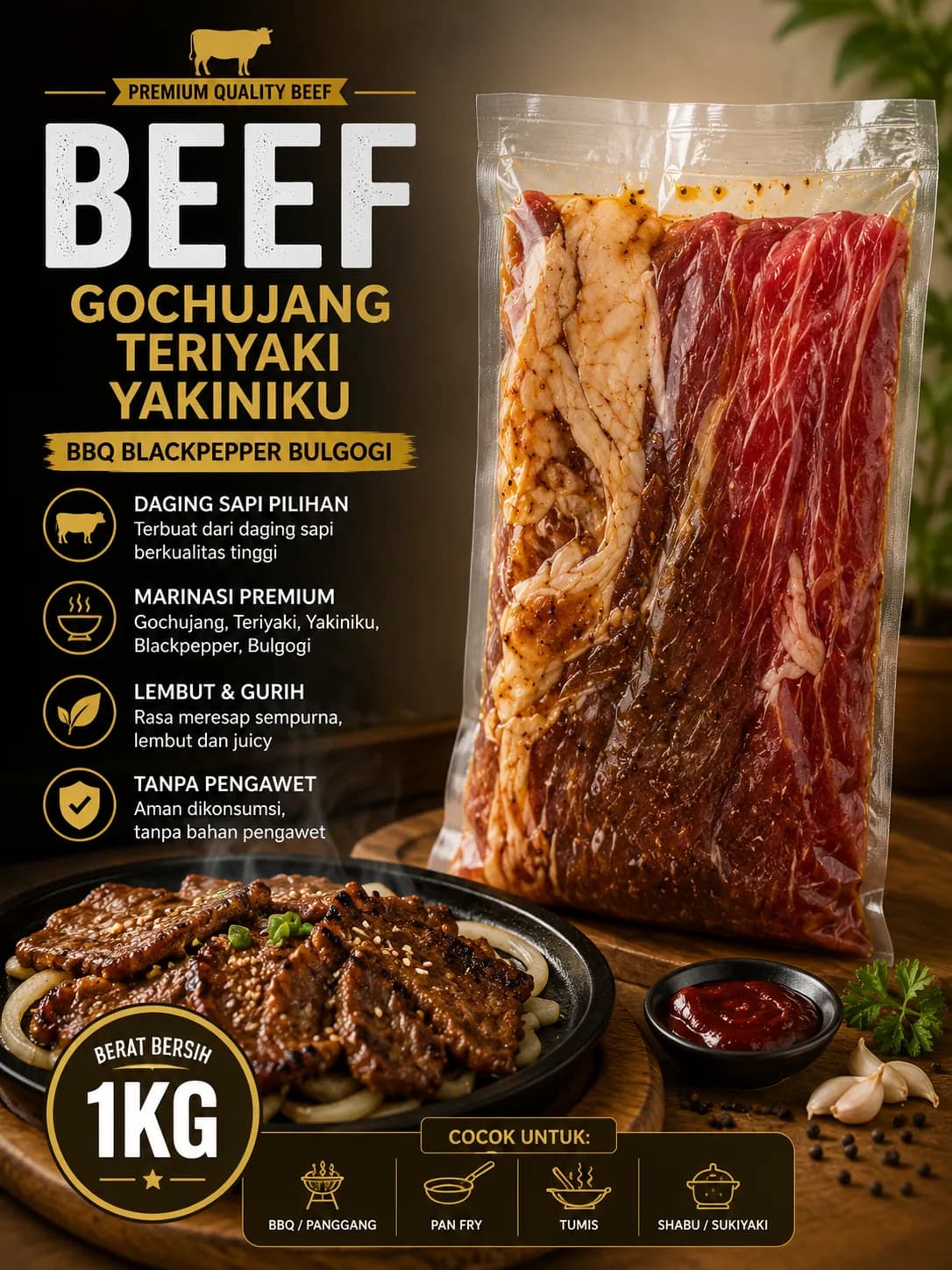 Beef Marinasi Premium Sirloin