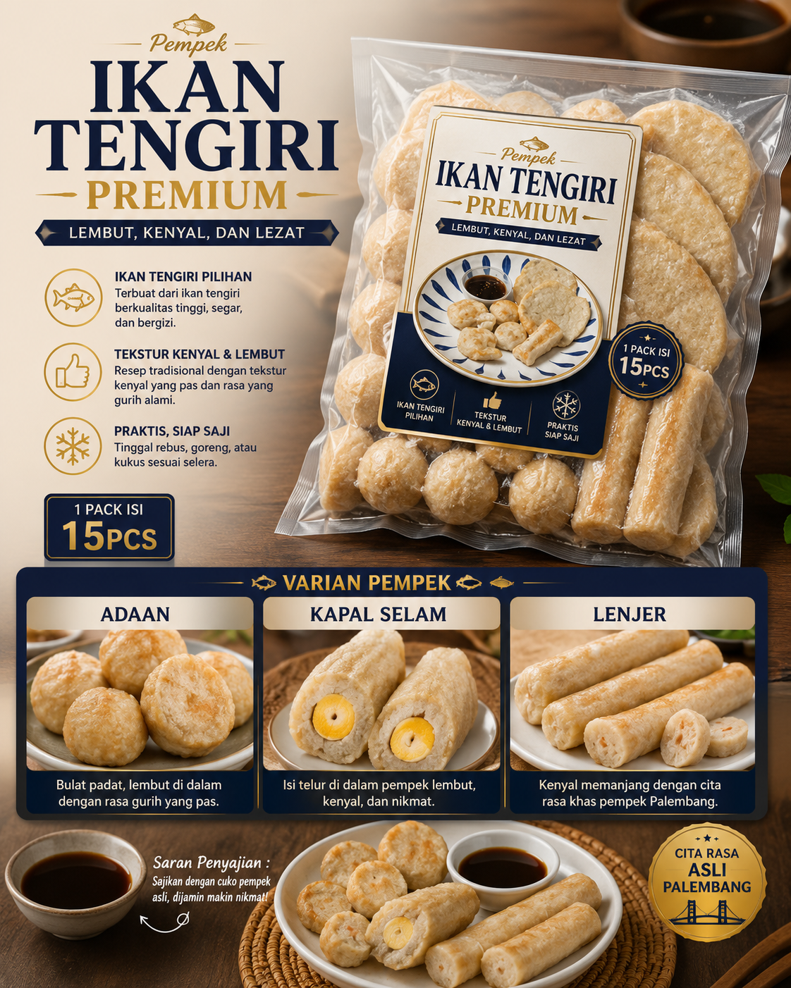 Pempek Ikan Tenggiri Premium