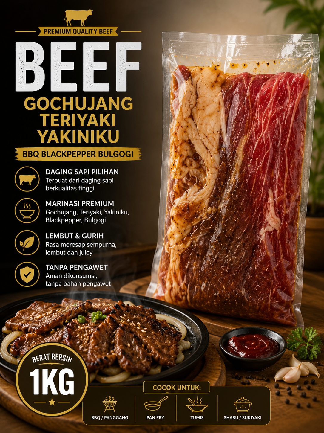Beef Slice Marinasi Shortplate